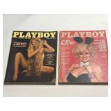 Two Playboy 1978 June and October