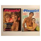 2 PLAYGIRL MAGAZINES JANUARY 1975 & MAY 1975
