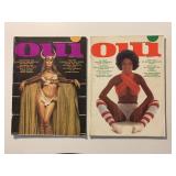 2 OUI MAGAZINES SEPTEMBER 1973 & DECEMBER 1974