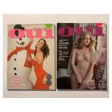 2 OUI MAGAZINES MAY 1973 & DECEMBER 1973