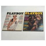 Two Playboy 1981 September and October