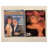 2 PENTHOUSE MAGAZINES OCT/NOV 1989, SEPTEMBER 1984