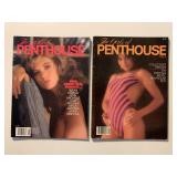 2 PENTHOUSE MAGAZINES NOV/DEC 1988 & 1983
