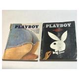 Two Playboy1974 January and September