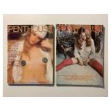 2 PENTHOUSE MAGAZINES AUGUST 1972 & APRIL 1976