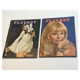 Two Playboy 1968 September and October