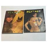 Two Playboy 1968 March and April