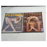 Two Playboy 1984 April and October