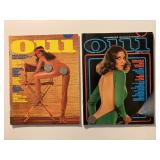 2 OUI MAGAZINES JANUARY 1976 & OCTOBER 1976