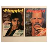 2 PLAYGIRL MAGAZINES SEPTEMBER 1975 & OCT. 1975