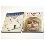 Two Playboy 1969 November and December