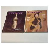 Two Playboy 1972 March and October