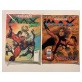 2 PENTHOUSE MAX COMICS ADULT READ SEE DESC.