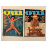 2 OUI MAGAZINES JULY 1976 & NOVEMBER 1973