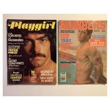 1 NUMBERS & 1 PLAYBOY MAGAZINE SEE DESC.