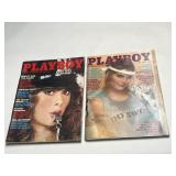 Two Playboy 1982 April and May