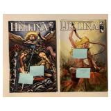 2 BOUNDLESS COMICS HELLINA 2/#3 ADULT READ