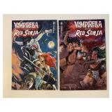 2 DYNAMITE COMICS VAMPIRELLA VS. RED SONJA 2/#1