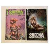 2 DYNAMITE COMICS SHEENA QUEEN OF THE JUNGLE 2/#9