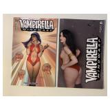 2 DYNAMITE COMICS VAMPIRELLA MIND WARP #4 & 5