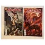 2 DYNAMITE COMICS RED SONJA #75 & 76