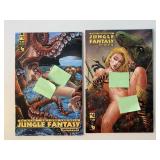 2 BOUNDLESS COMICS JUNGLE FANTASY SURVIVORS #1 & 4