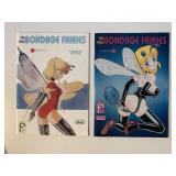 2 EROS COMICS BONDAGE FAIRIES #8 & 9