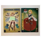 2 EROS COMICS BONDAGE FAIRIES #15 & 16