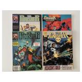 4 MARVEL COMIC MAGAZINES THE PUNISHER SEE DESC.