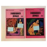 2 NAKED CITY COMICS FORBIDDEN JUNGLE #1 & 2