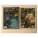 2 MARVEL EPIC MAGAZINES FEB. 1983 & AUGUST 1982