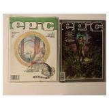 2 MARVEL EPIC MAGAZINES OCT. 1983 & FEB. 1985