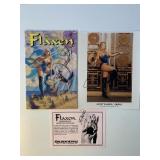 1 DARK HORSE COMIC FLAXEN #1 W/COA & 3 SIGNATURES