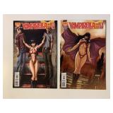 2 DYNAMITE COMICS VAMPIRELLA THE RED ROOM #1 & 3