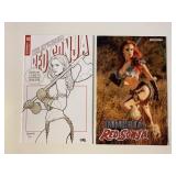 2 DYNAMITE COMICS RED SONJA #1 & 2