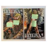 2 BOUNDLESS COMICS HELLINA 2/#3 ADULT READ
