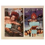 2 BOUNDLESS COMICS BELLA DONNA FIRE AND FURY 2 & 9