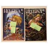 2 BOUNDLESS COMICS HELLINA 2/#3 ADULT READ