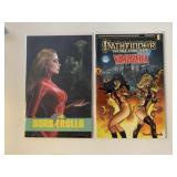 2 DYNAMITE COMICS BARBARELLA #2 & VAMPIRELLA #1