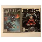 2 MARVEL EPIC MAGAZINES AUGUST 1982 & APRIL 1983
