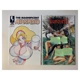 2 LIGHTNING COMICS KUNOICHI #1 & MILK MAID #1