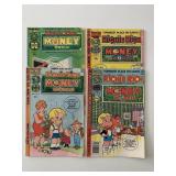 4 HARVEY COMICS RICHIE RICH MONEY #31, 35, 38 & 39