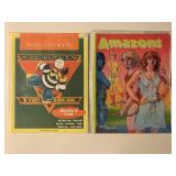 2 FANTAFRAPHICS BOOKS RUBE BUPKES #2 & AMAZONS