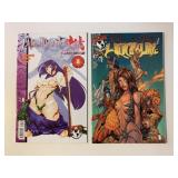 2 TOP COW COMICS WITCHBLADE #1 & 6