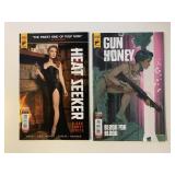 2 TITAN COMICS GUN HONEY #1 & HEAT SEEKERS #1