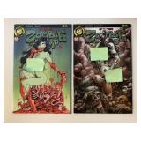 2 ACTION LAB COMICS ZOMBIE TRAMP #51 & 55