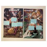 2 BOUNDLESS COMICS UNHOLY 2/#3 ARGENT VS. ONYX