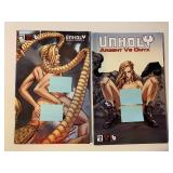 2 BOUNDLESS COMICS UNHOLY #1 & 2 ARGENT VS. ONYX