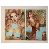 2 BOUNDLESS COMICS JUNGLE FANTASY FAUNA #0 & 1