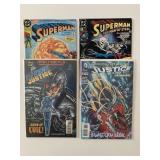 4 ASSORTED DC COMICS SEE DESC.
